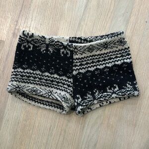 Bluette Wool Fair Isle Knitted Shorts